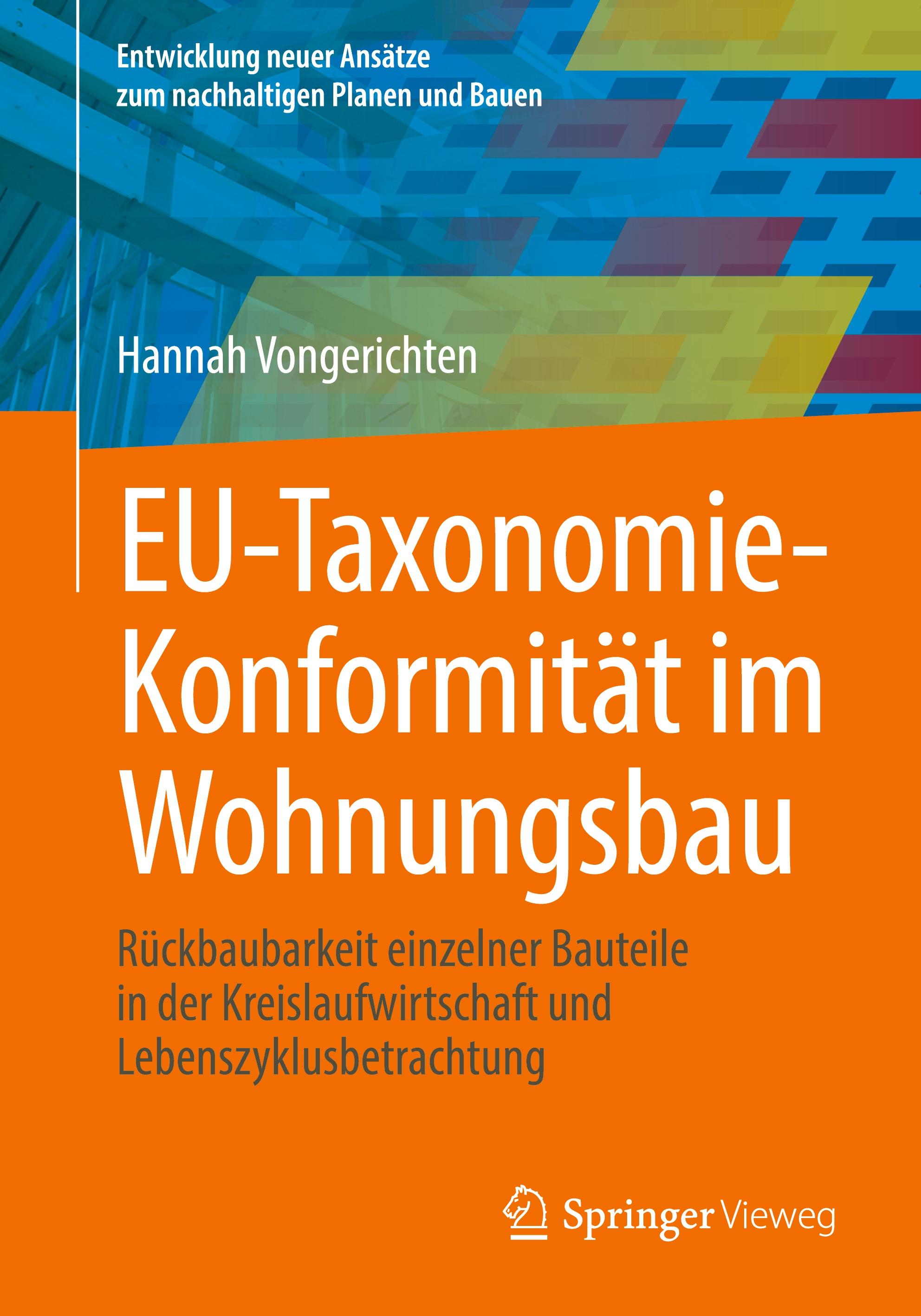 Vorderes Coverbild EU-Taxonomie-Konformität im Wohnungsbau