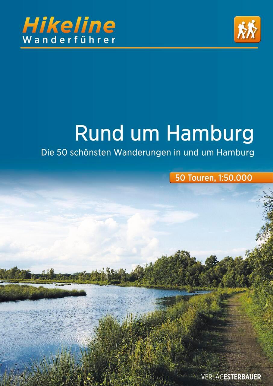 Vorderes Coverbild Wanderführer Rund um Hamburg