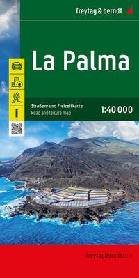 Vorderes Coverbild La Palma, Straßen- und Freizeitkarte 1:40.000