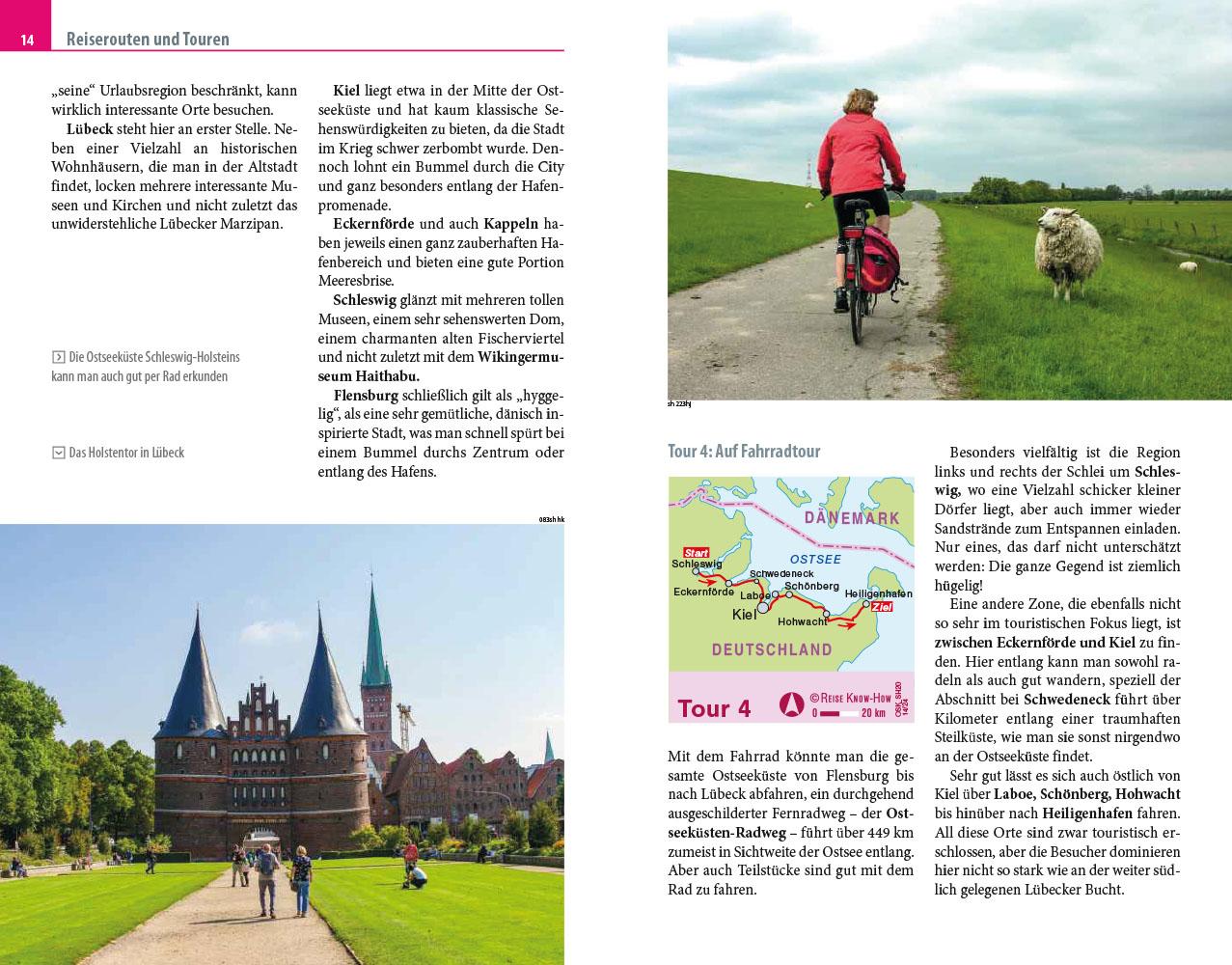 Beispielinhalt (Bild) Reise Know-How Reiseführer Ostseeküste Schleswig-Holstein