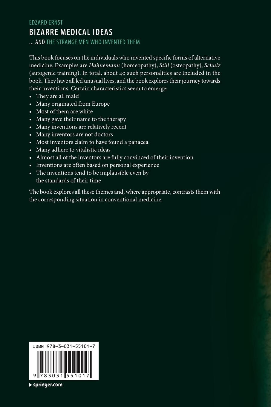 Rückseitencover Bizarre Medical Ideas