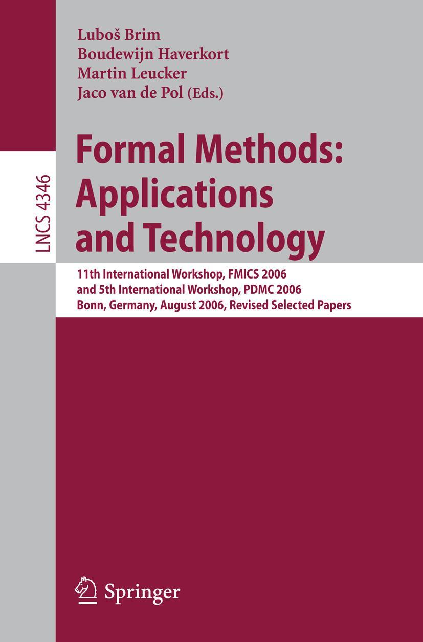 Vorderes Coverbild Formal Methods: Applications and Technology