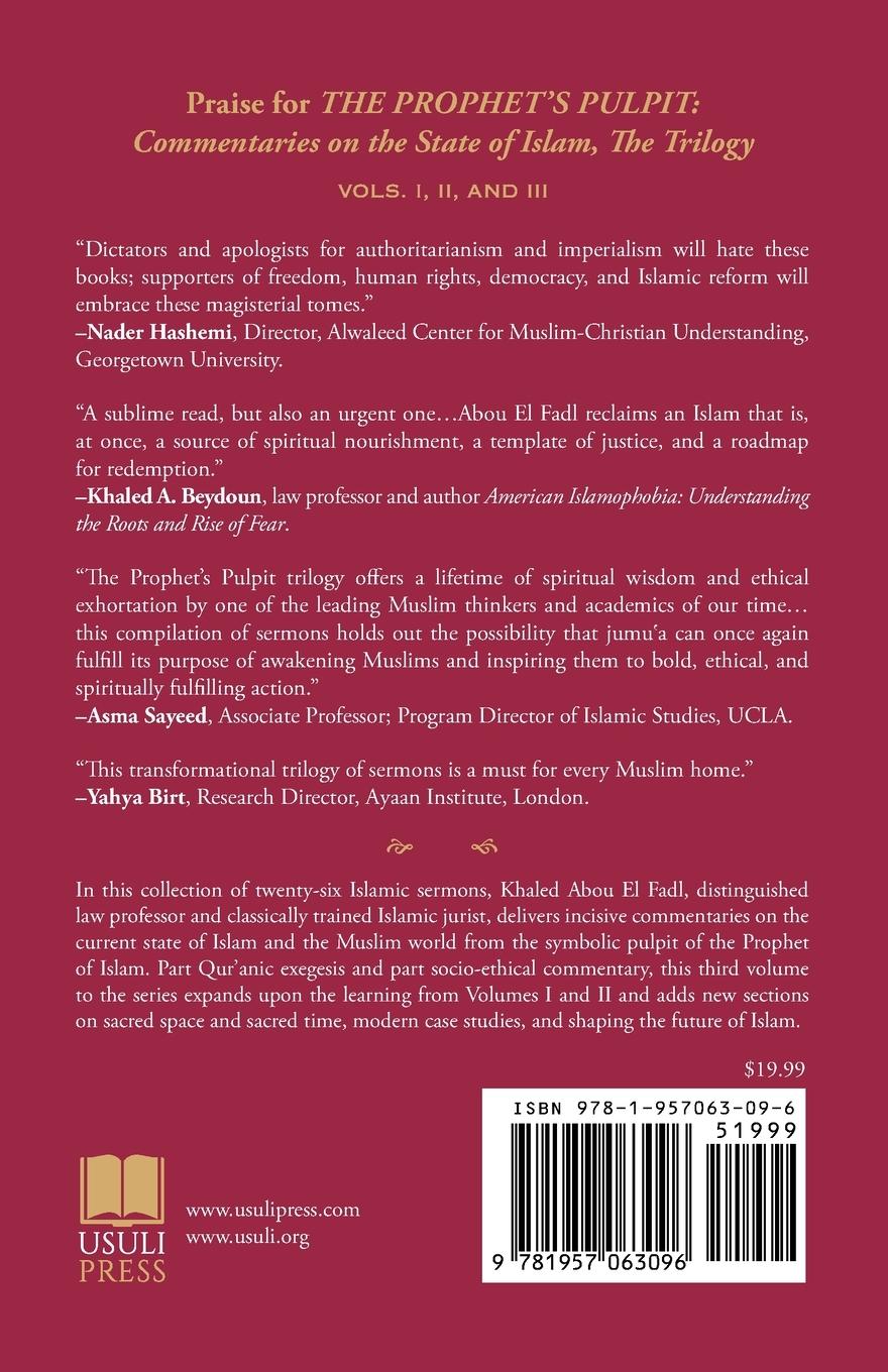 Rückseitencover The Prophet's Pulpit