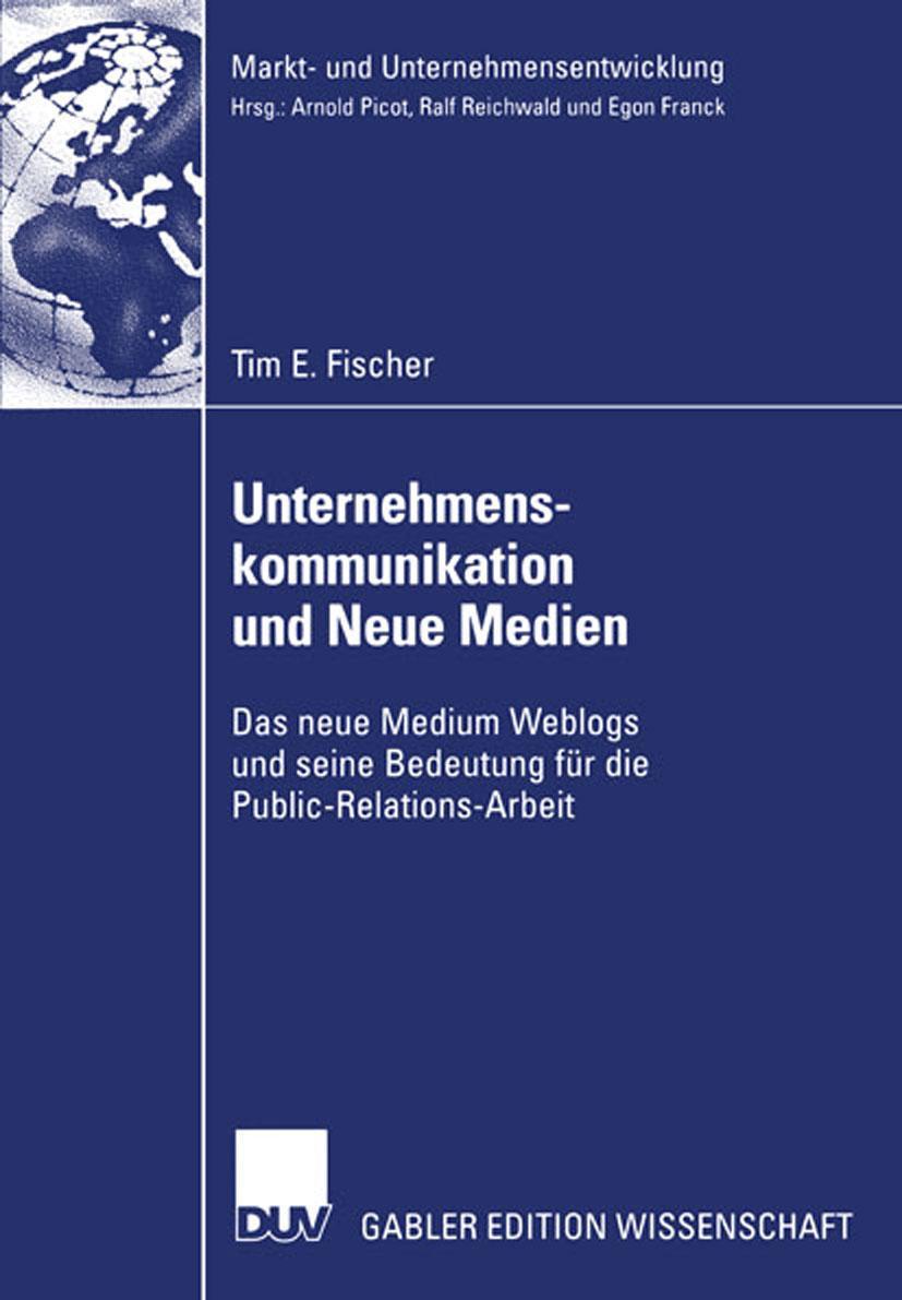 Vorderes Coverbild Unternehmenskommunikation und Neue Medien