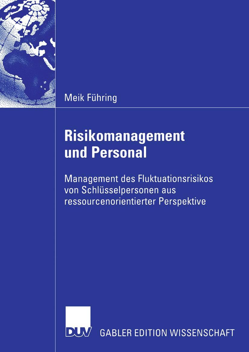 Vorderes Coverbild Risikomanagement und Personal
