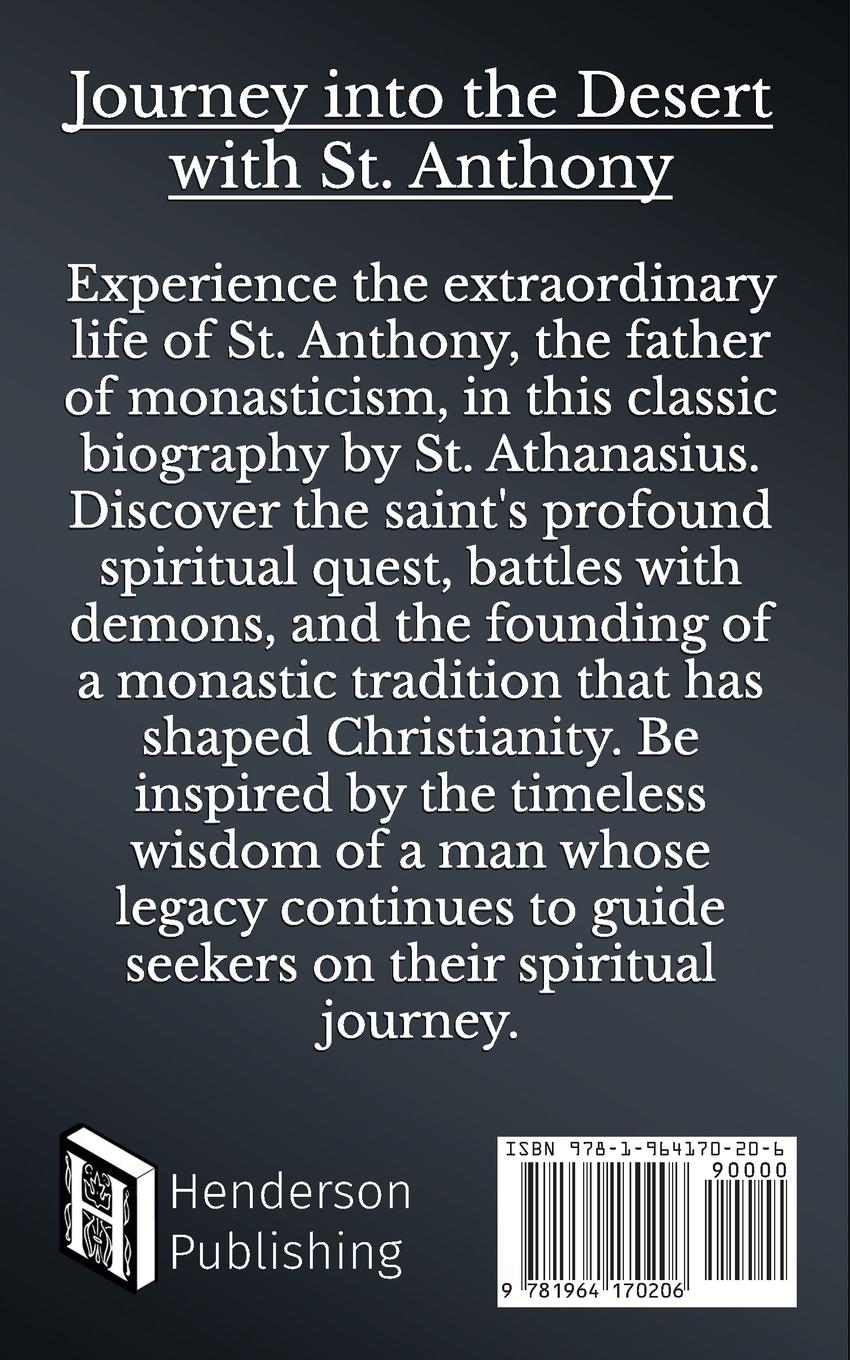 Rückseitencover The Life of St. Anthony