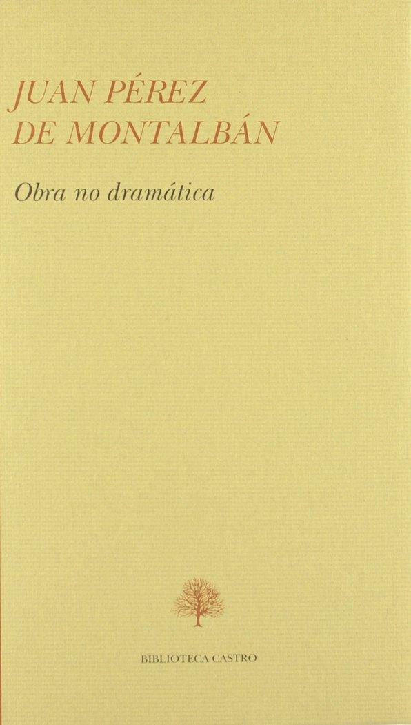 Vorderes Coverbild Obra no dramática