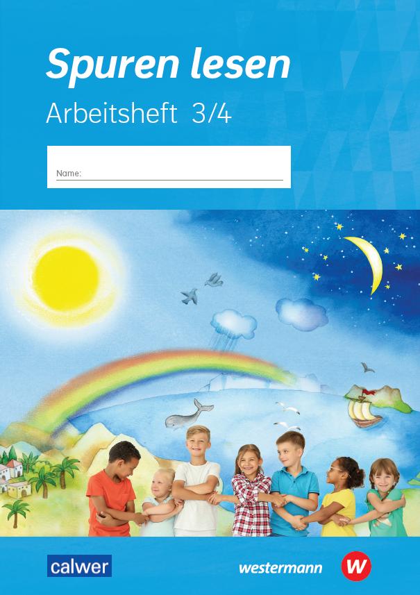 Vorderes Coverbild Spuren lesen 3/4 - Ausgabe 2023 für die Grundschule. Arbeitsheft