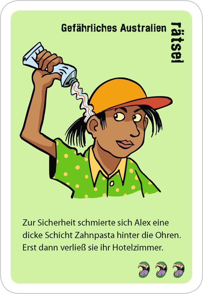 Beispielinhalt (Bild) black stories junior Monster-Alarm