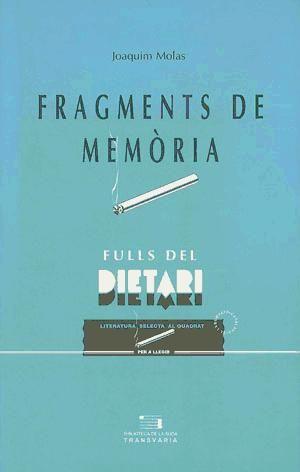 Vorderes Coverbild Fragments de memòria