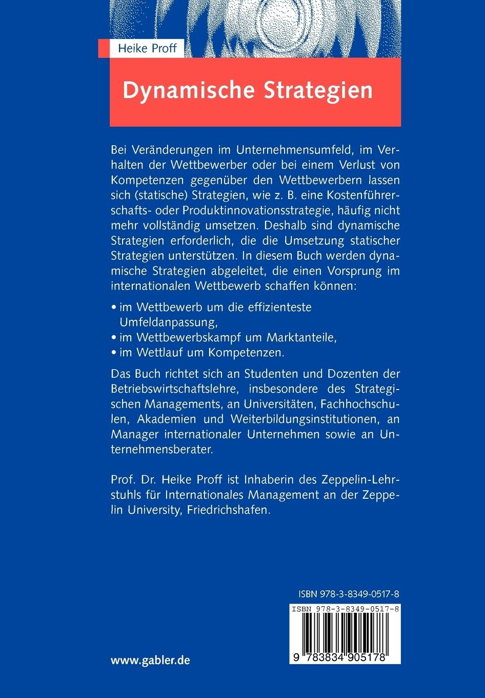Rückseitencover Dynamische Strategien