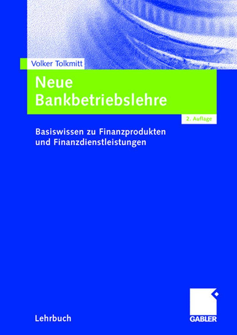 Vorderes Coverbild Neue Bankbetriebslehre