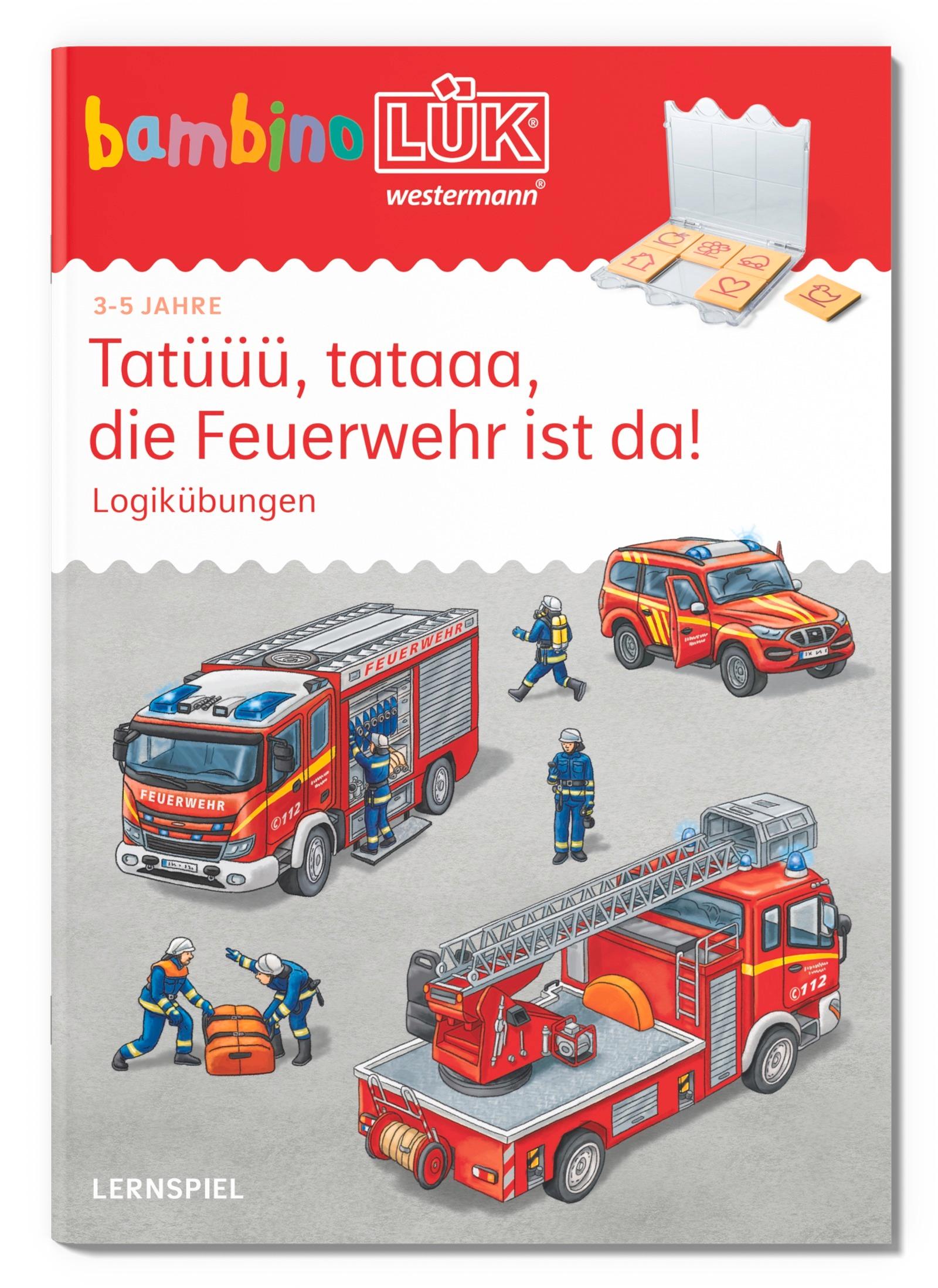 Vorderes Coverbild bambinoLÜK. Kindergarten/Vorschule Tatüüü, tataaa! Die Feuerwehr ist da!