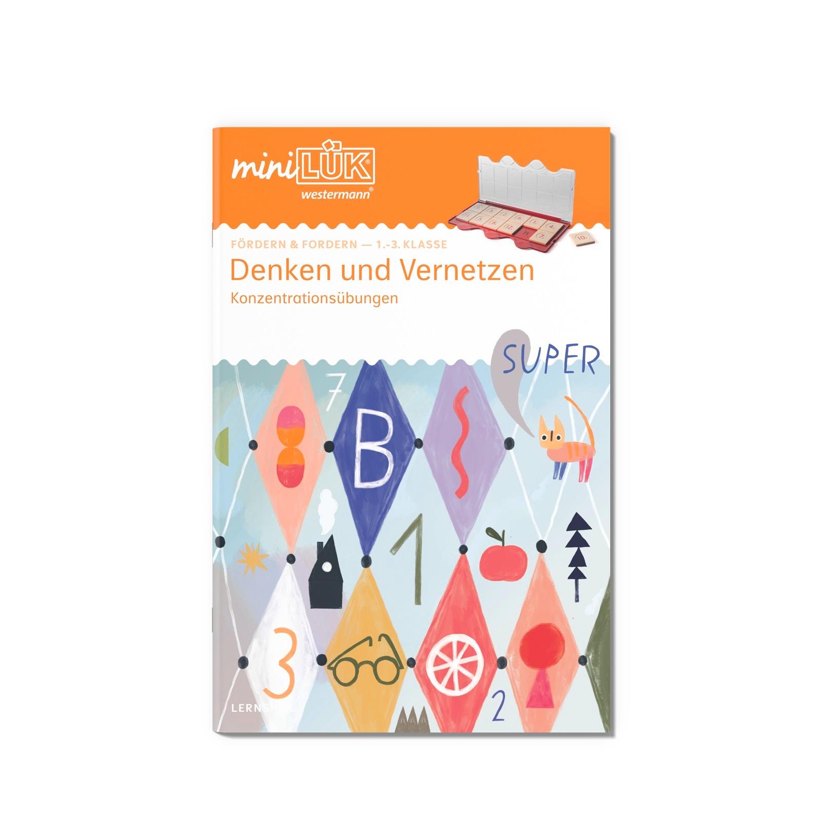 Vorderes Coverbild miniLÜK. 1./2./3. Klasse - Fördern & Fordern Denken und Vernetzen 1