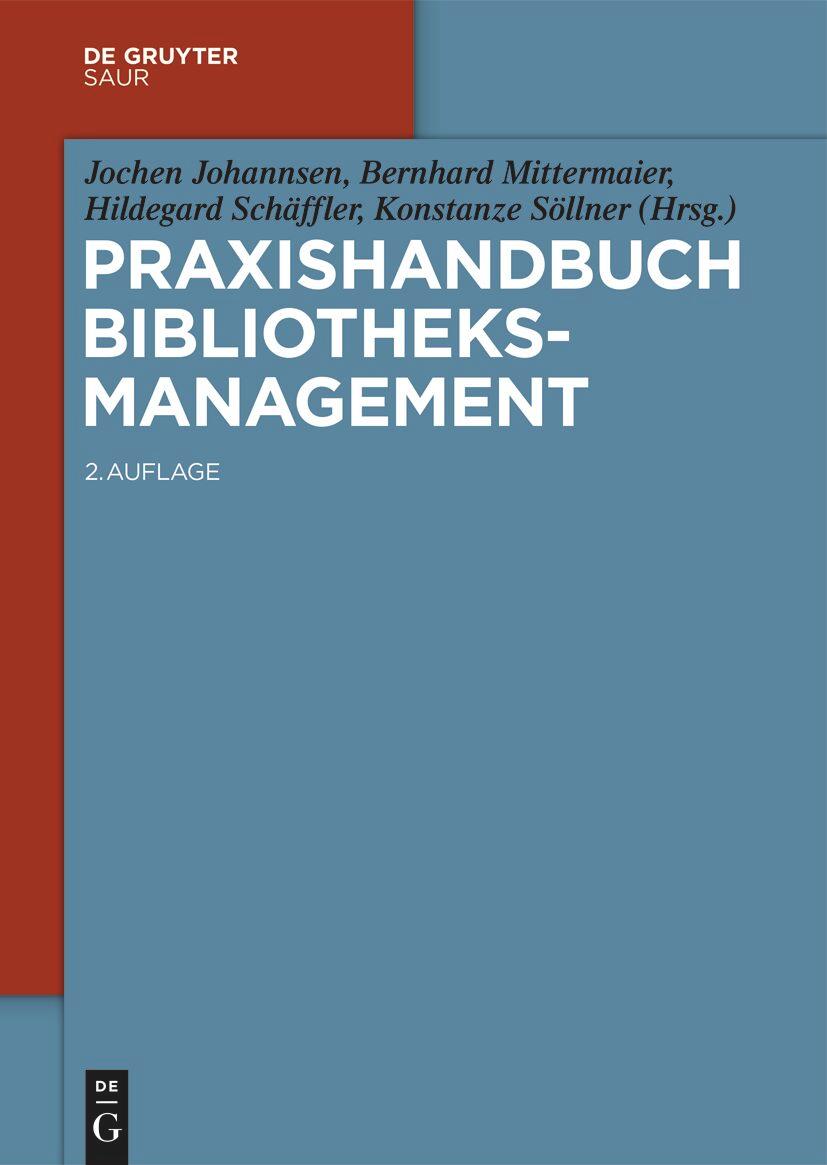 Vorderes Coverbild Praxishandbuch Bibliotheksmanagement