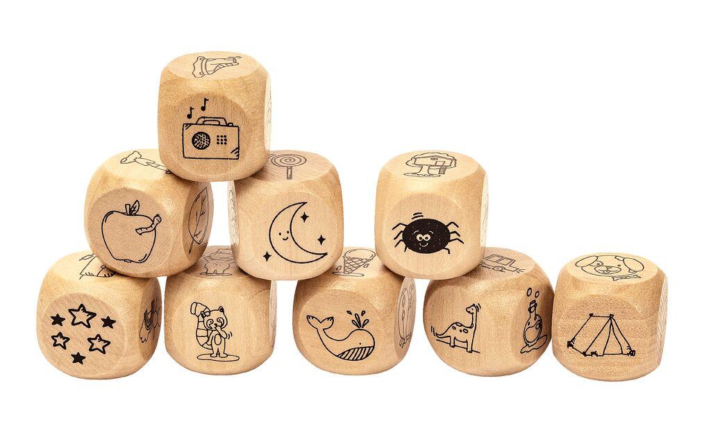 Beispielinhalt (Bild) So bin ich Geschichtenwürfel