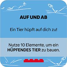 Beispielinhalt (Bild) LEGO® - Rebuild Karten - Tiere