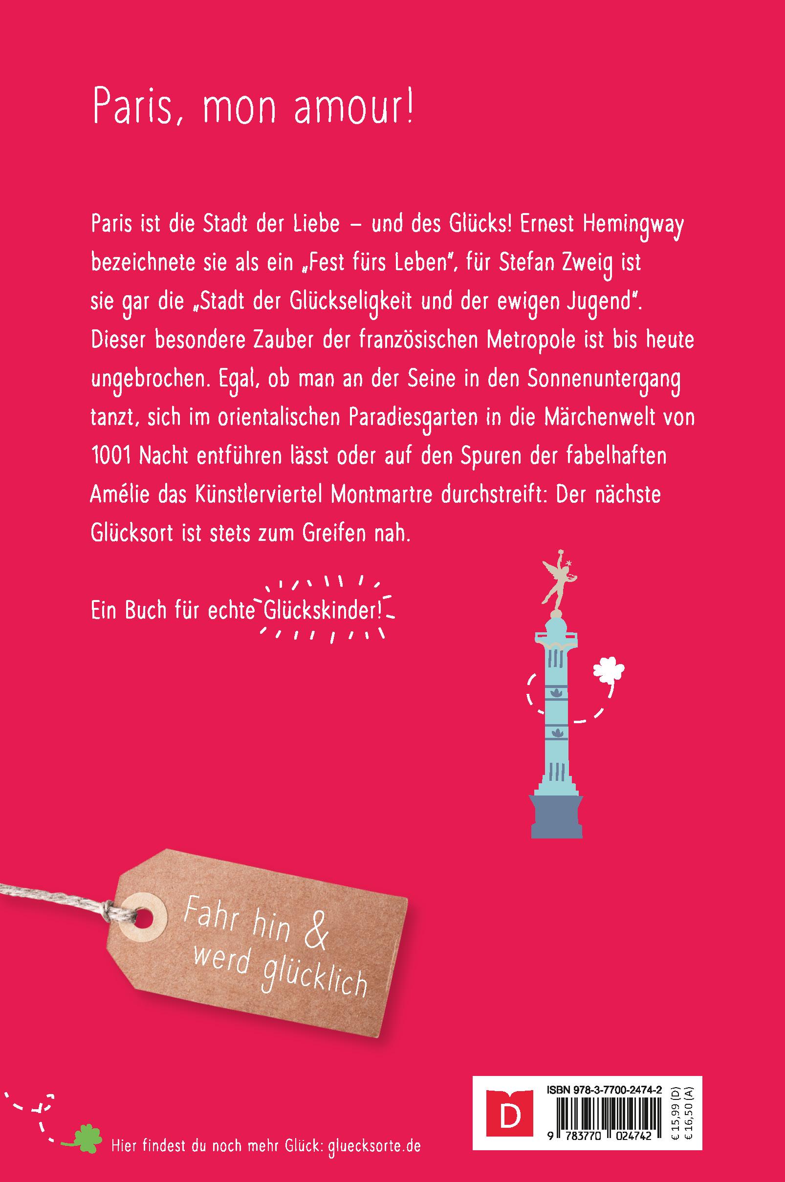 Rückseitencover Glücksorte in Paris