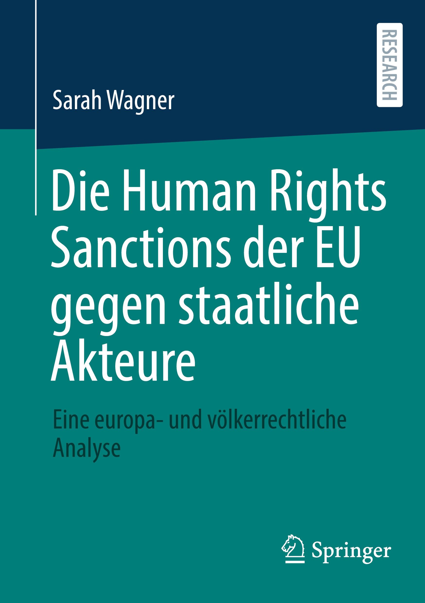 Vorderes Coverbild Die Human Rights Sanctions der EU gegen staatliche Akteure