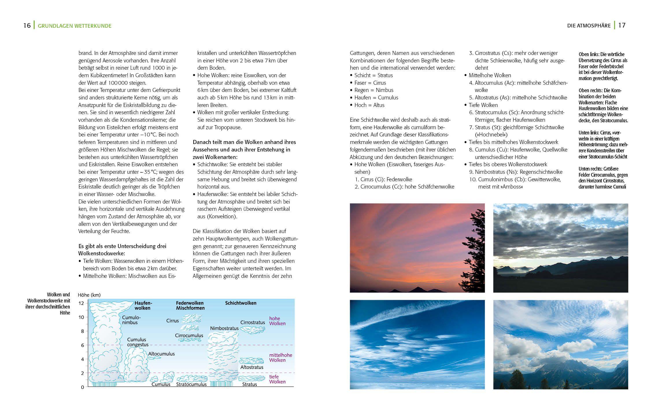 Beispielinhalt (Bild) Alpin-Lehrplan 6: Wetter - Orientierung