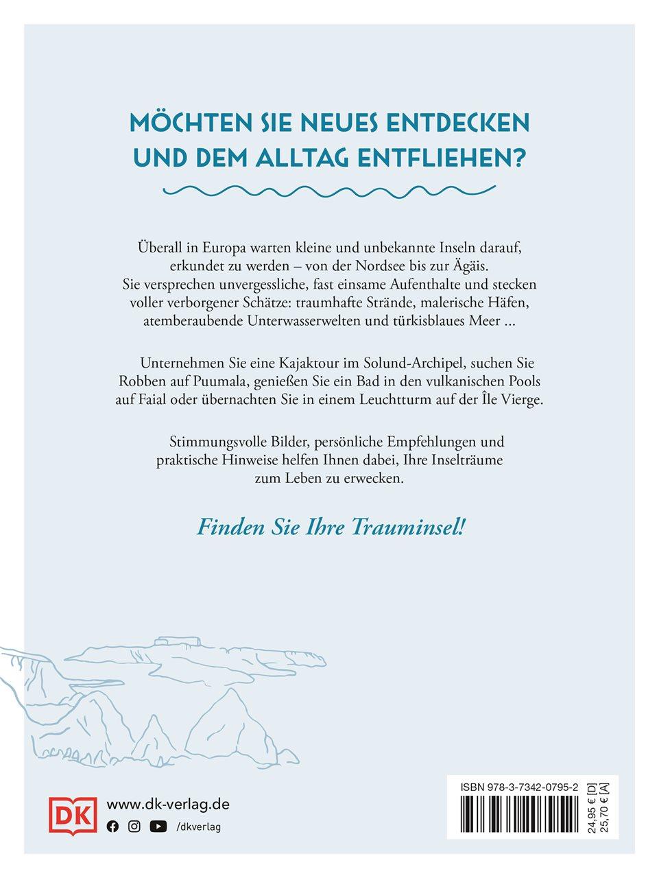 Rückseitencover Trauminseln in Europa