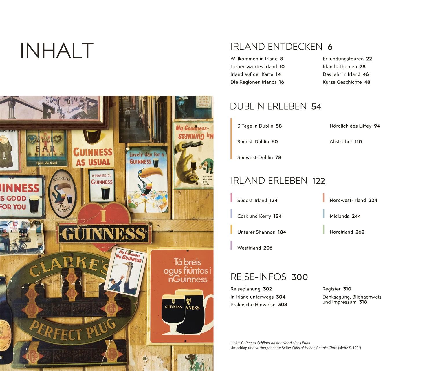 Beispielinhalt (Bild) Vis-à-Vis Reiseführer Irland