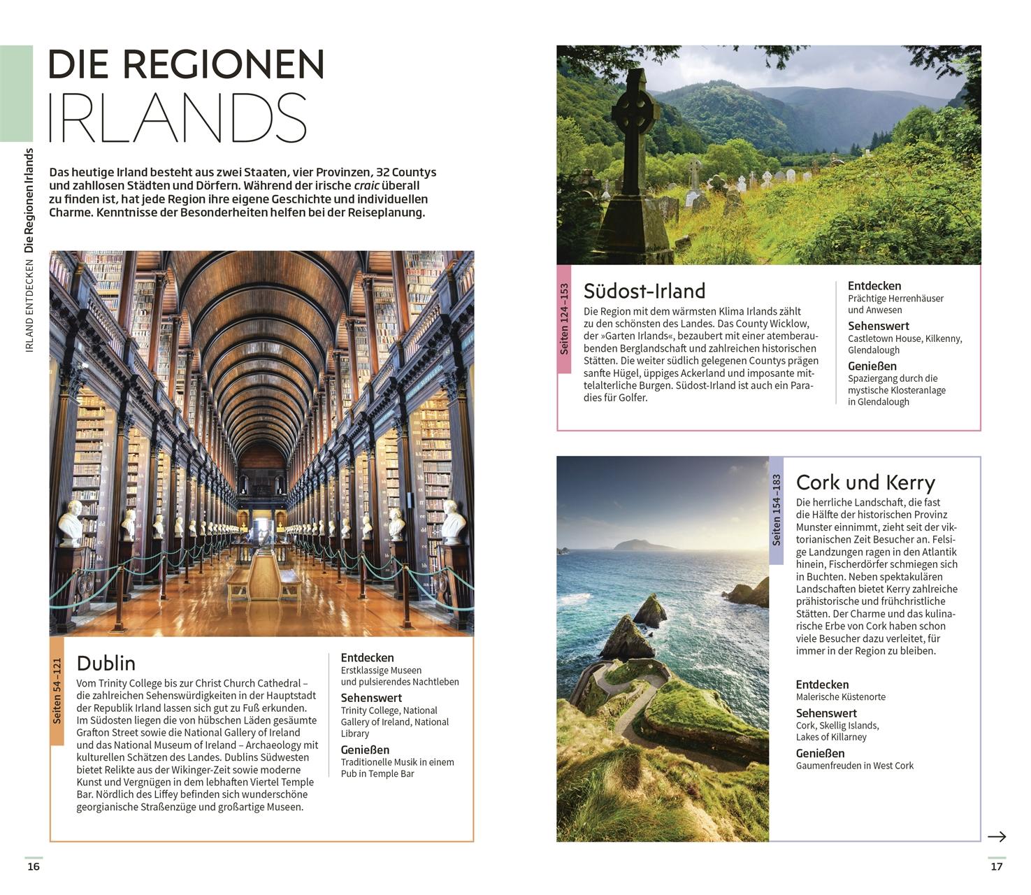 Beispielinhalt (Bild) Vis-à-Vis Reiseführer Irland