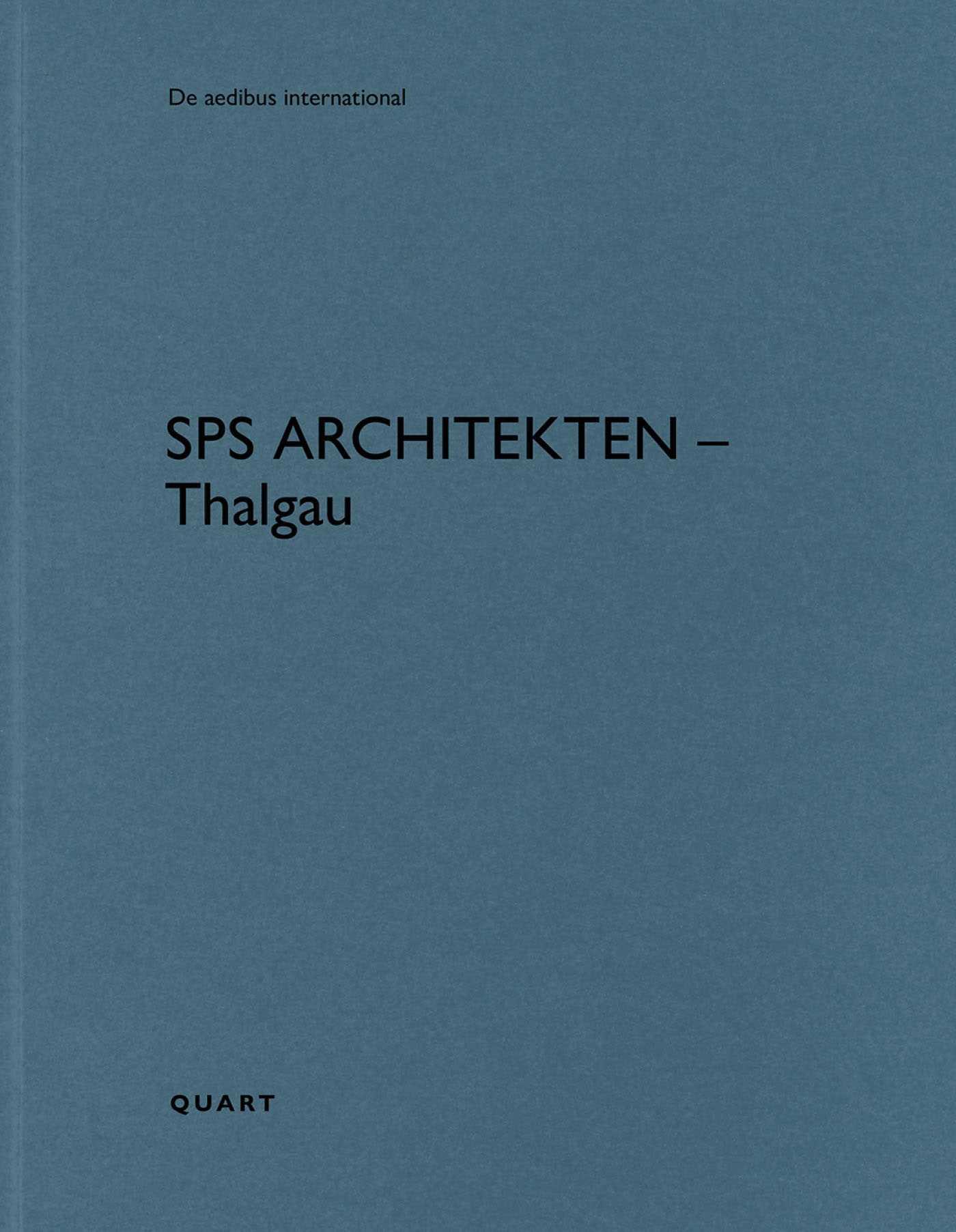 Vorderes Coverbild SPS Architekten - Thalgau