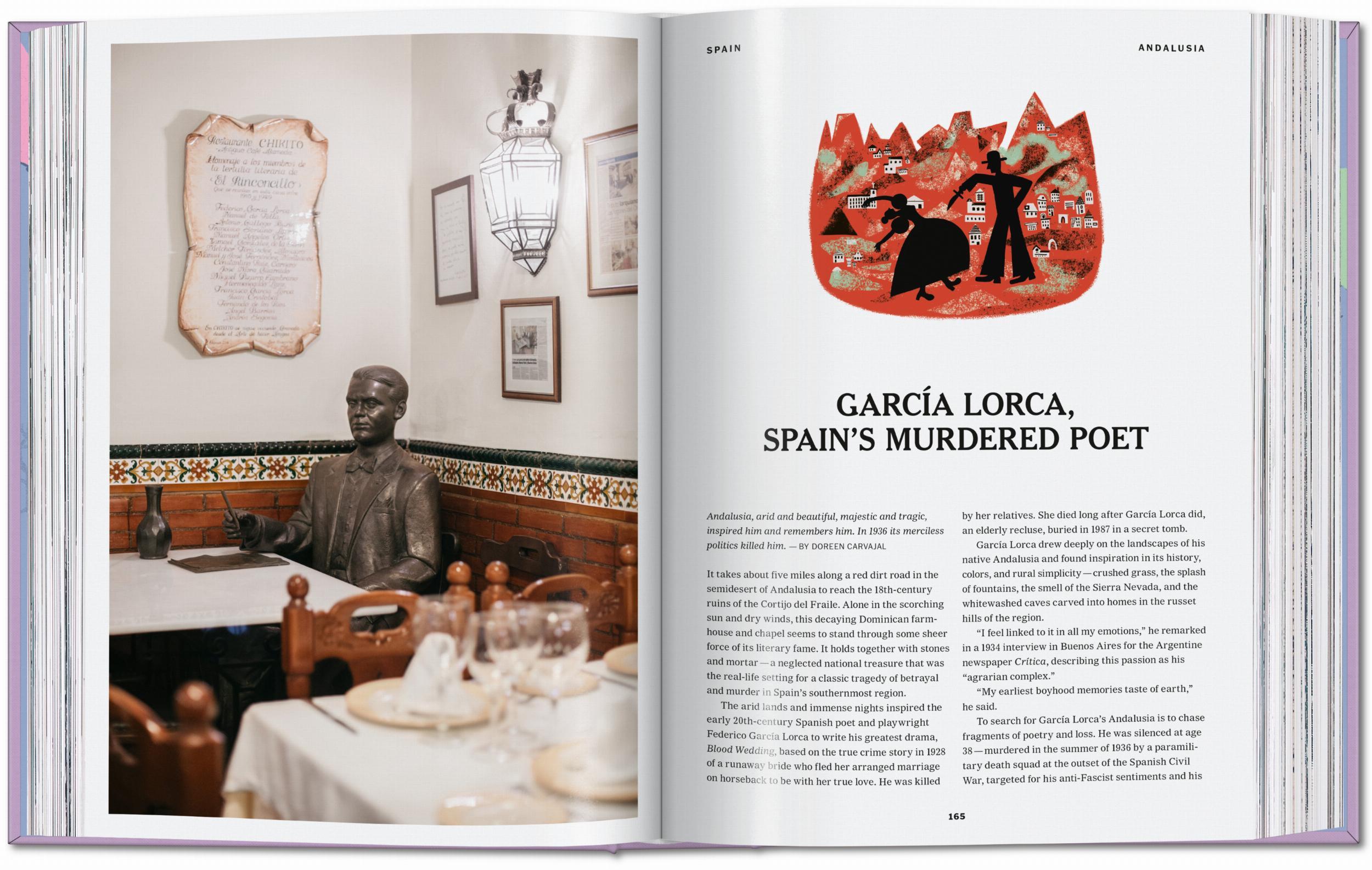 Beispielinhalt (Bild) The New York Times. Cultured Traveler. 100 Lieux pour esprits curieux d'Agadir à Yogyakarta