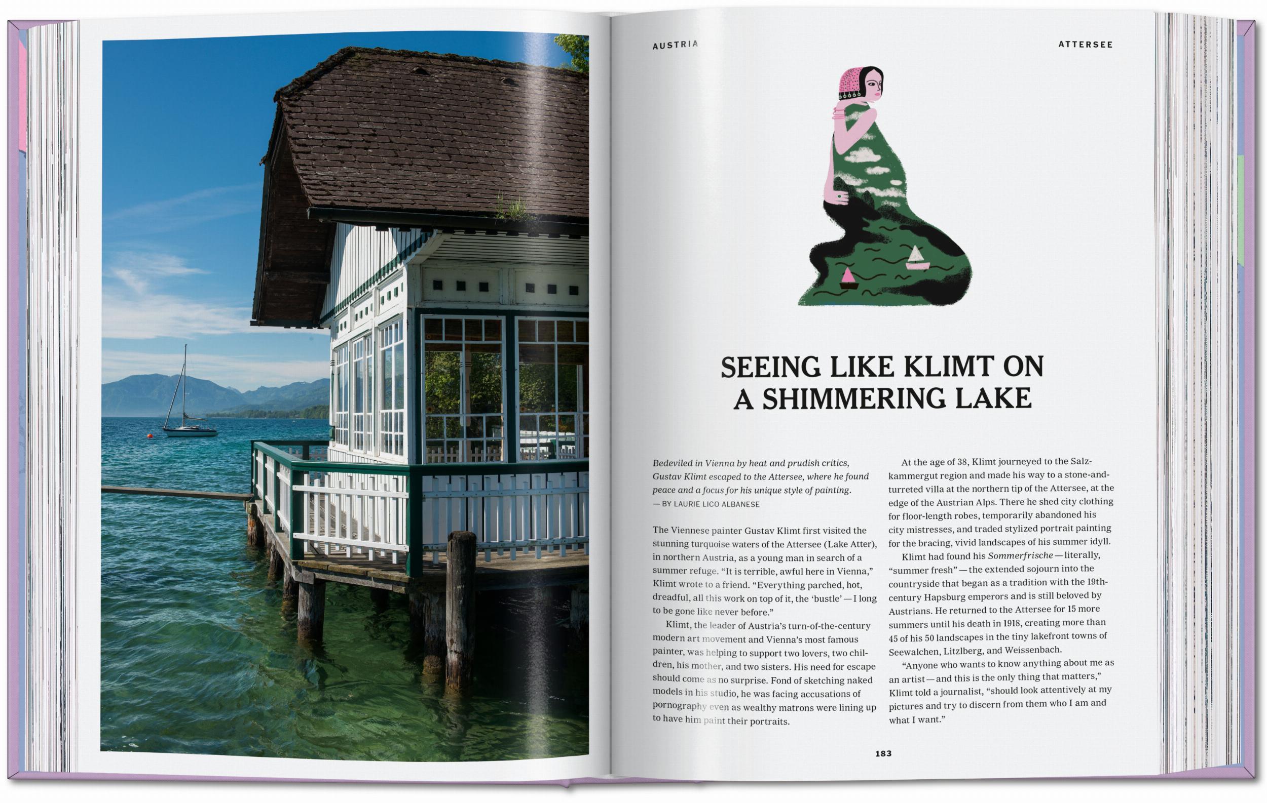 Beispielinhalt (Bild) The New York Times. Cultured Traveler. 100 Lieux pour esprits curieux d'Agadir à Yogyakarta