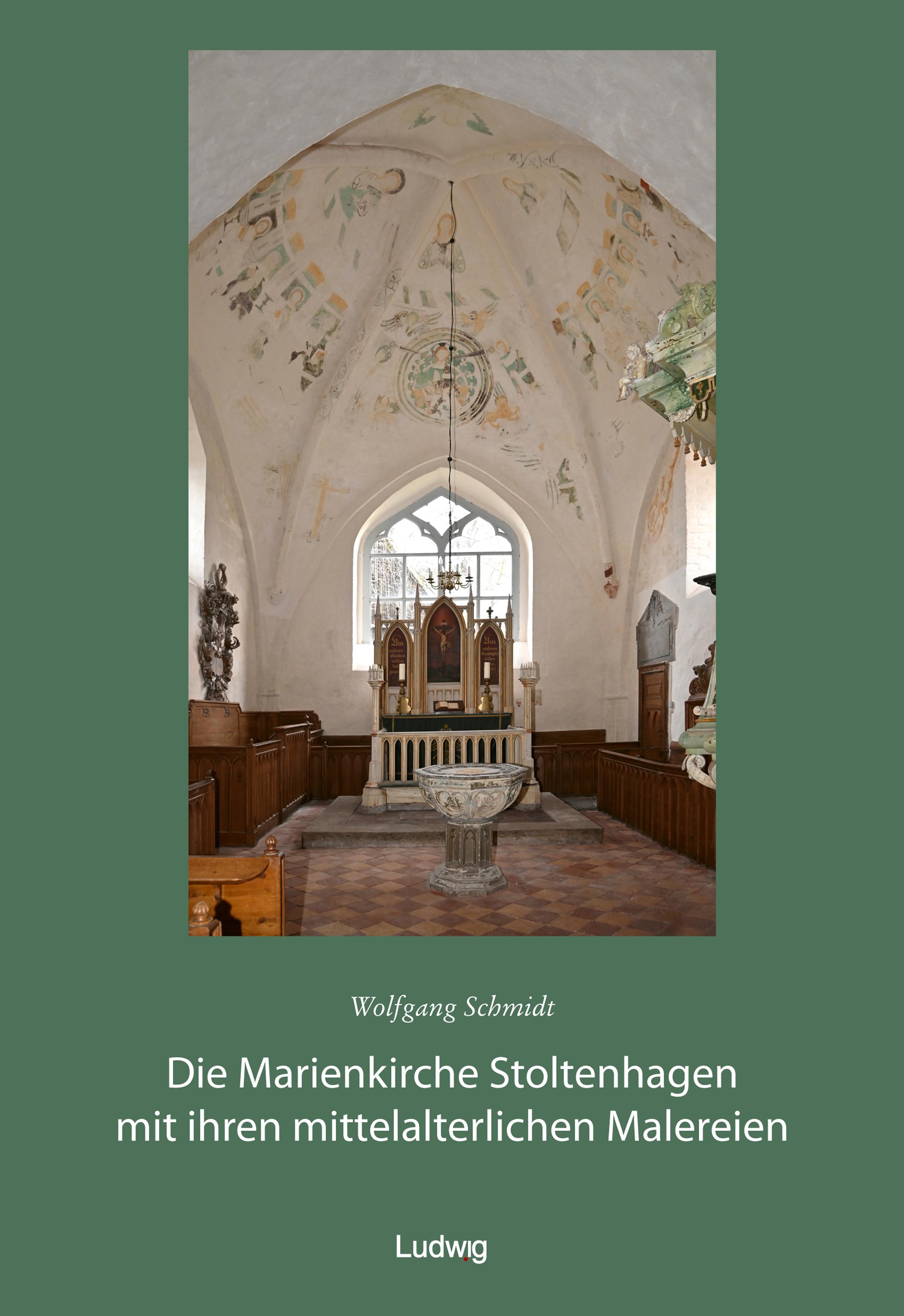 Vorderes Coverbild Die Marienkirche Stoltenhagen mit ihren mittelalterlichen Malereien