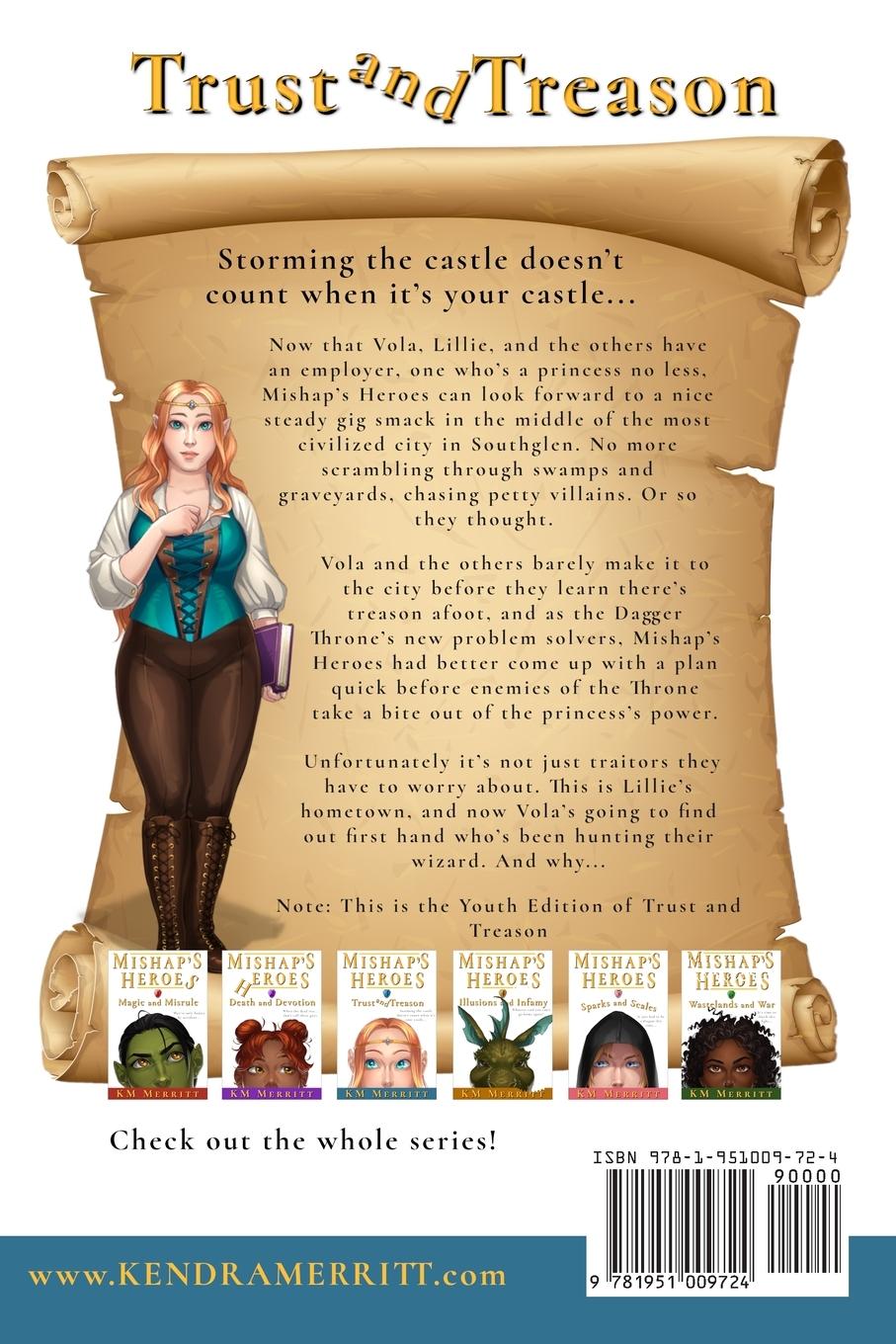 Rückseitencover Trust and Treason Youth Edition