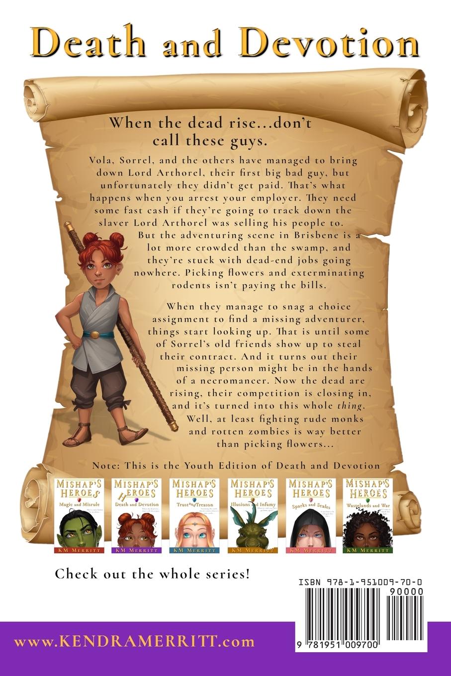 Rückseitencover Death and Devotion Youth Edition