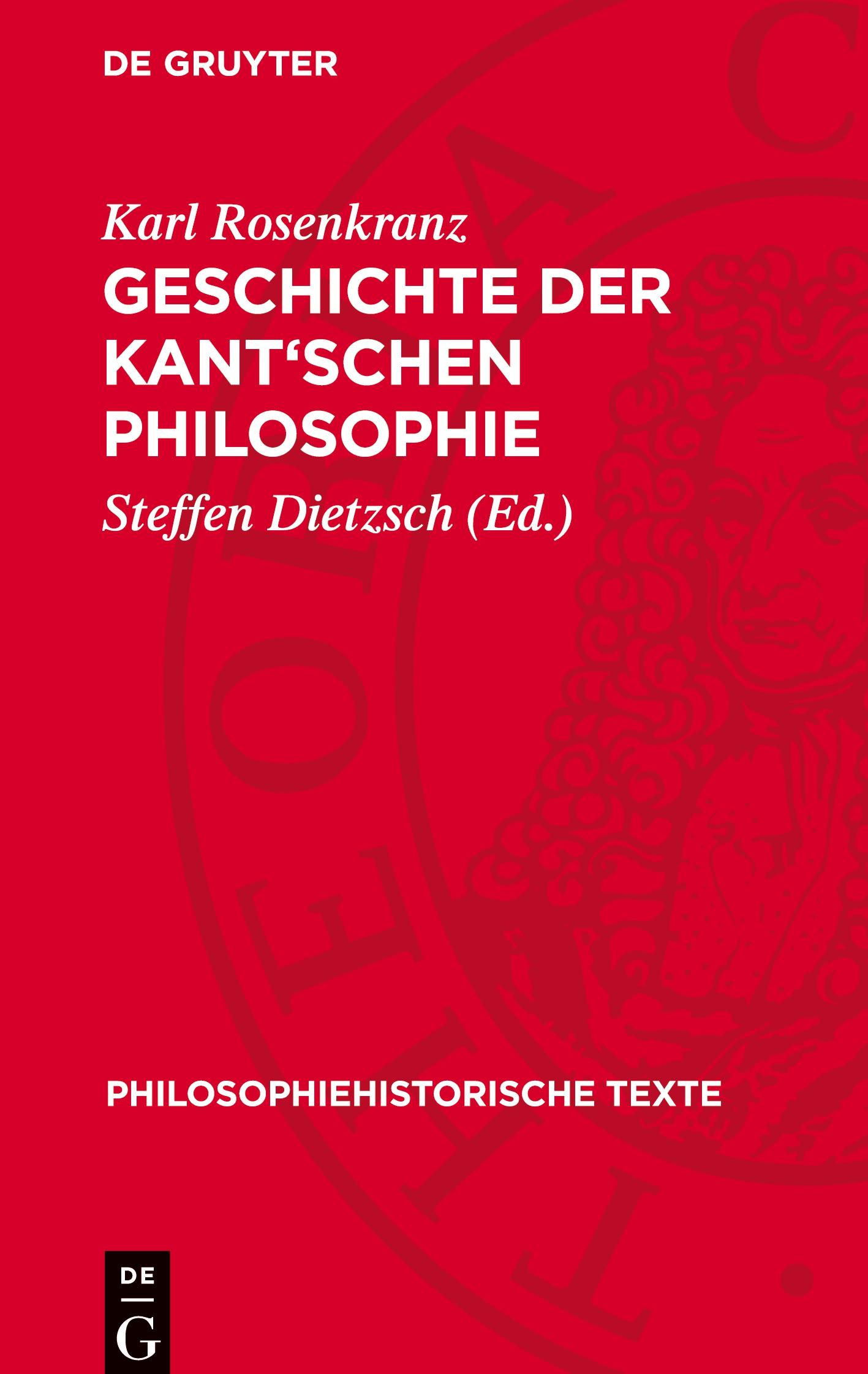 Vorderes Coverbild Geschichte der Kant'schen Philosophie