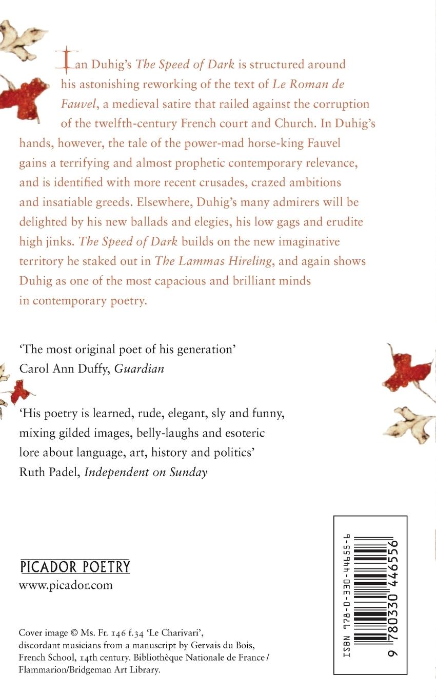 Rückseitencover The Speed of Dark