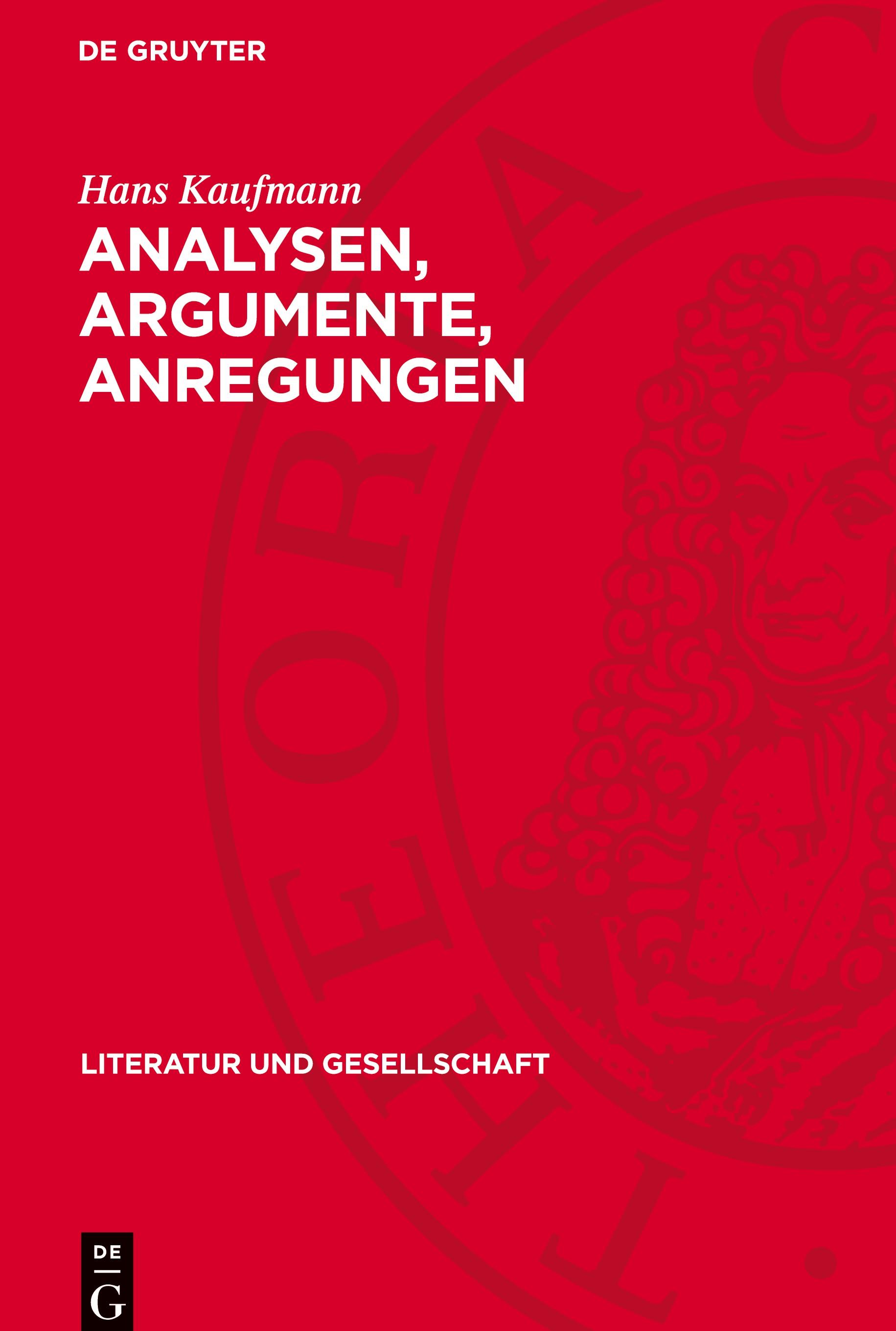 Vorderes Coverbild Analysen, Argumente, Anregungen