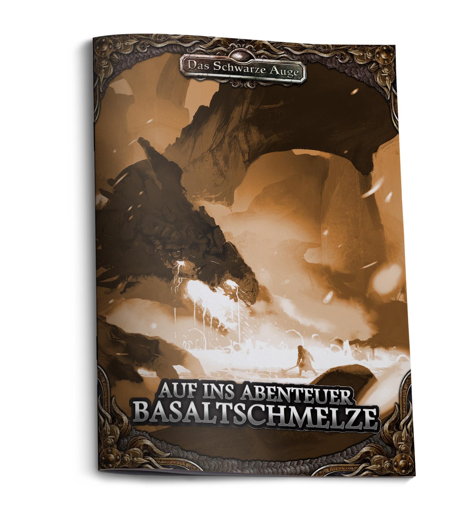 Vorderes Coverbild DSA5 - Auf ins Abenteuer - Basaltschmelze