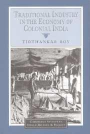 Vorderes Coverbild Traditional Industry in the Economy of Colonial India