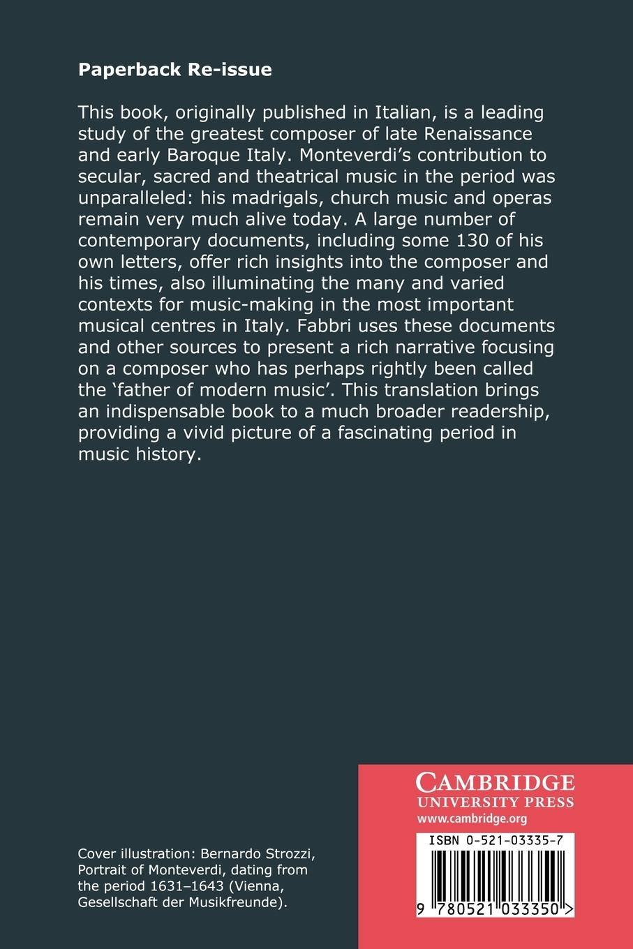 Rückseitencover Monteverdi