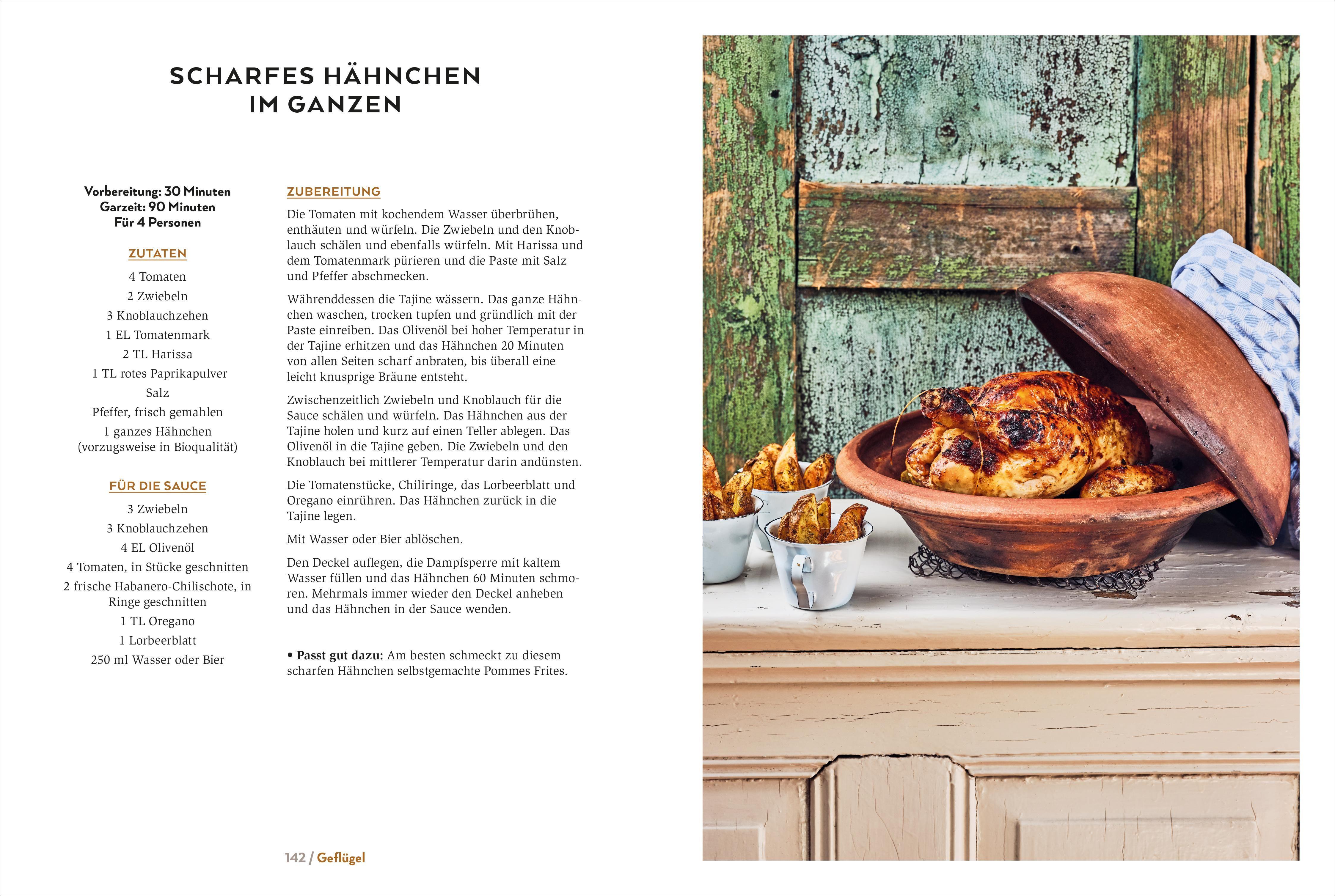 Beispielinhalt (Bild) Das große Tajine-Kochbuch