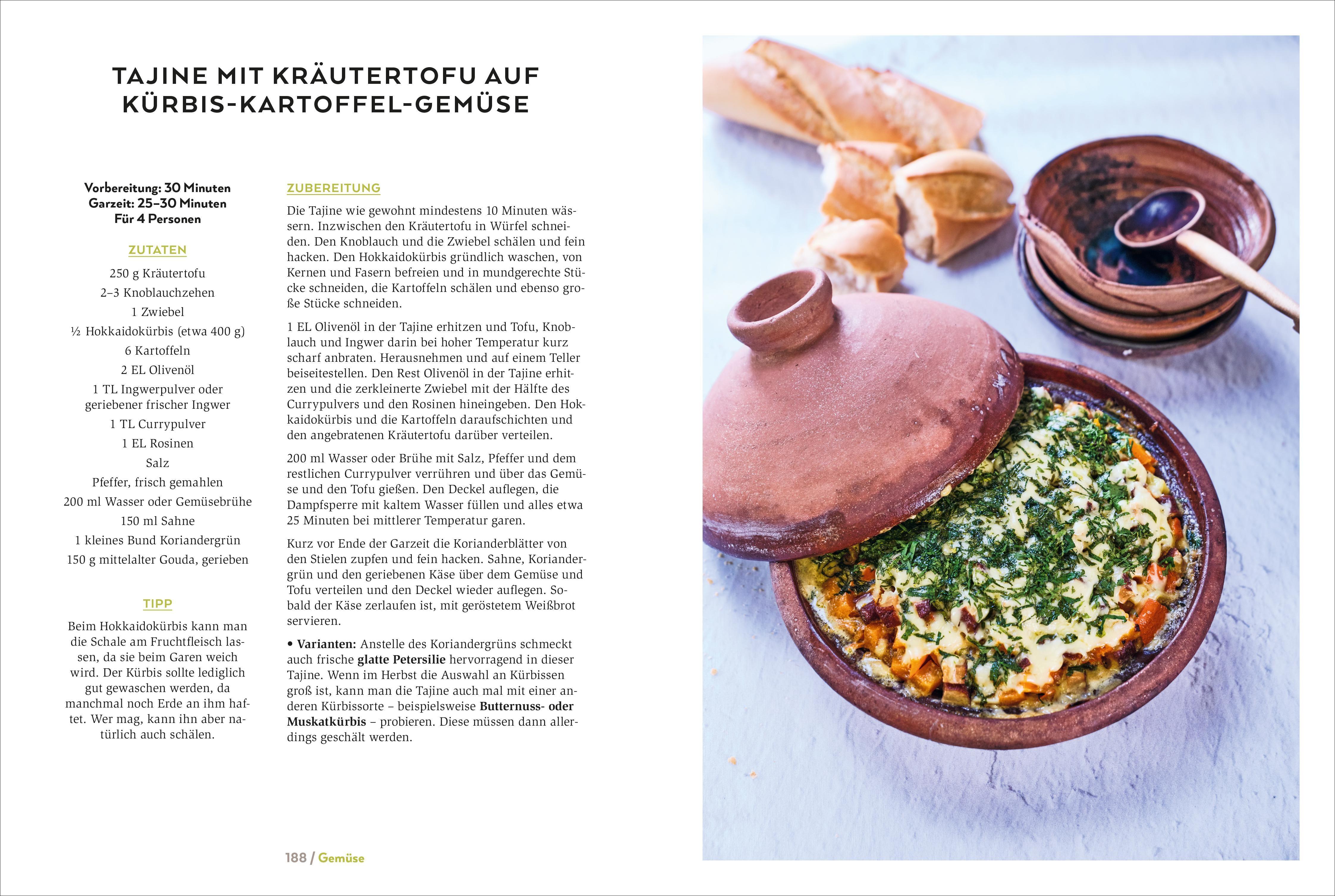 Beispielinhalt (Bild) Das große Tajine-Kochbuch