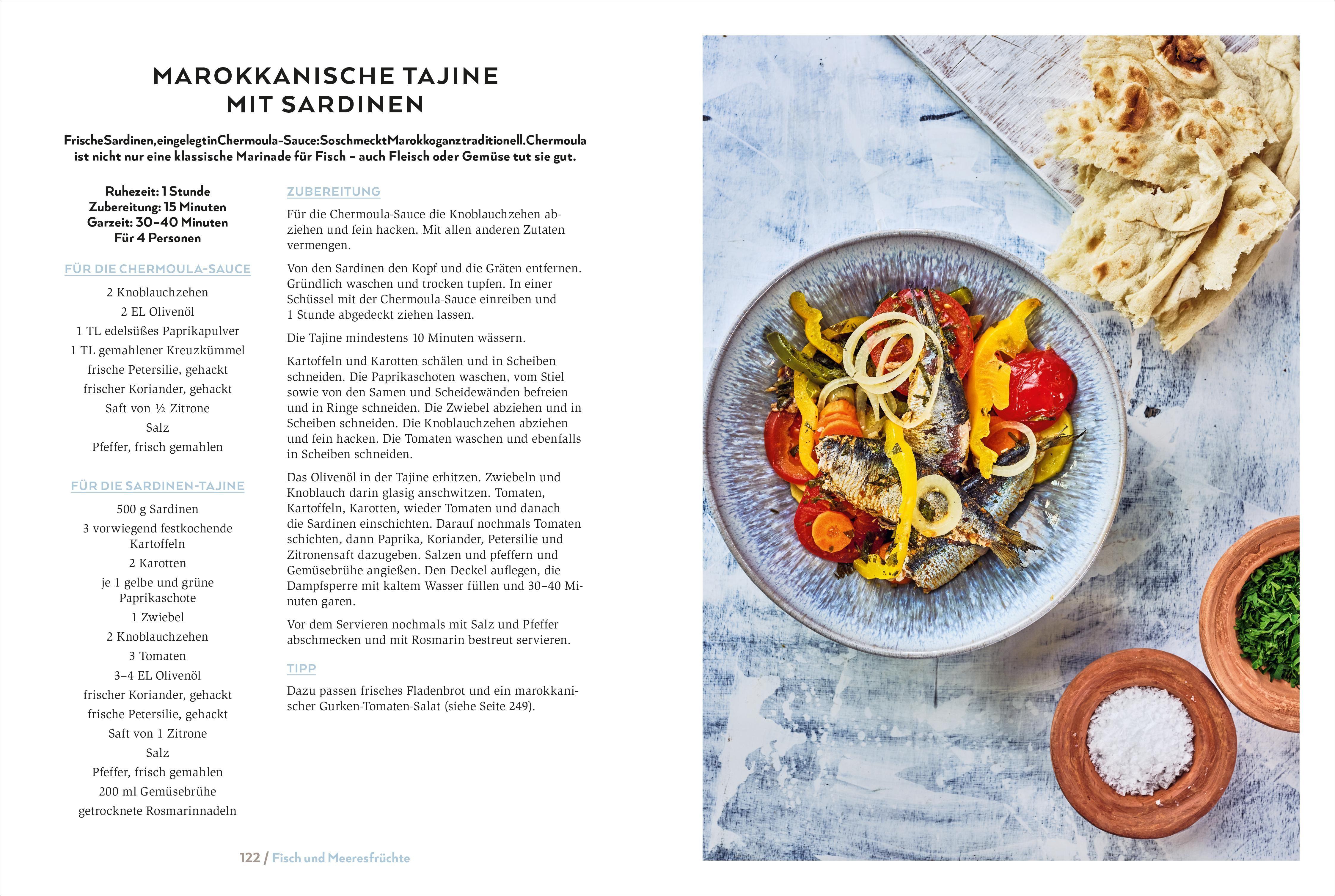 Beispielinhalt (Bild) Das große Tajine-Kochbuch