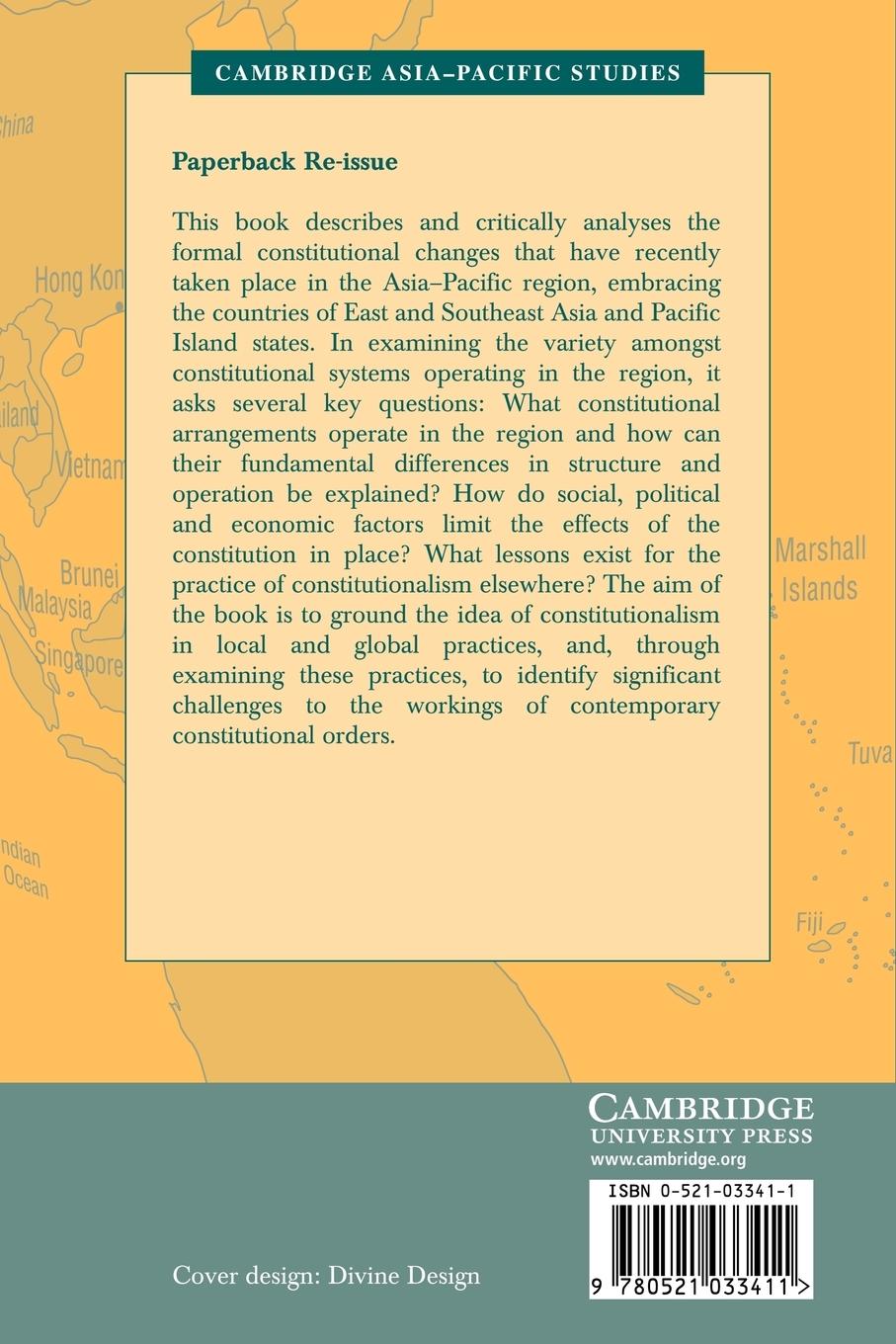 Rückseitencover Asia-Pacific Constitutional Systems