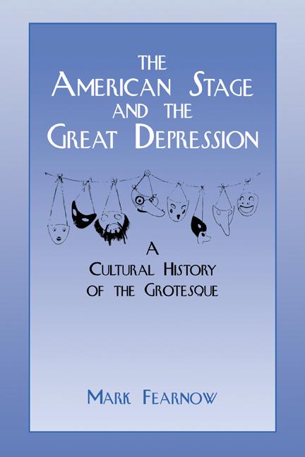 Vorderes Coverbild The American Stage and the Great Depression