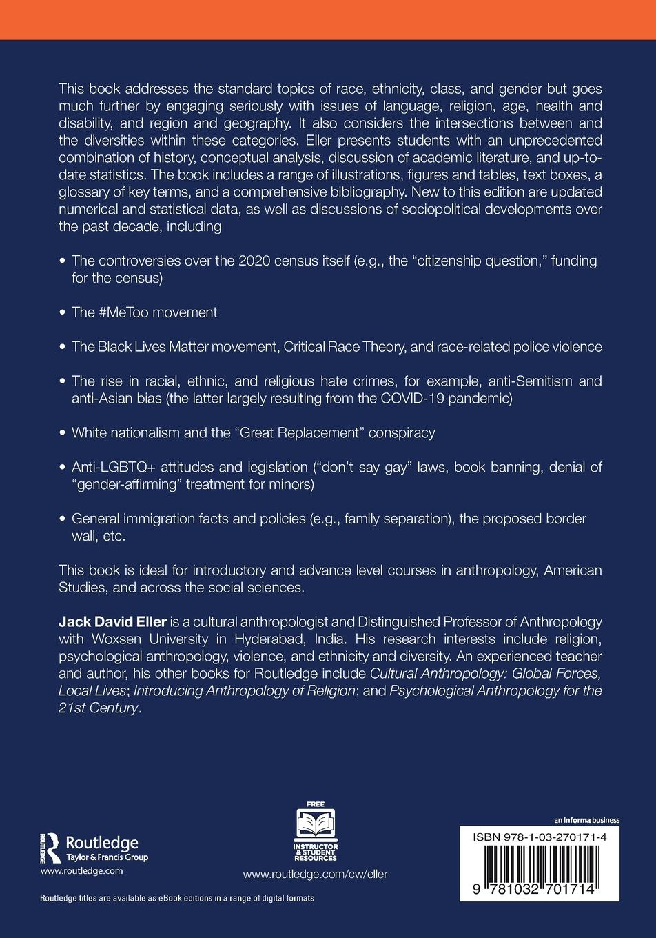 Rückseitencover Culture and Diversity in the United States