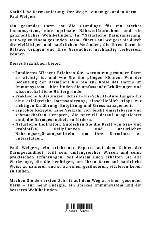Rückseitencover Natürliche Darmsanierung