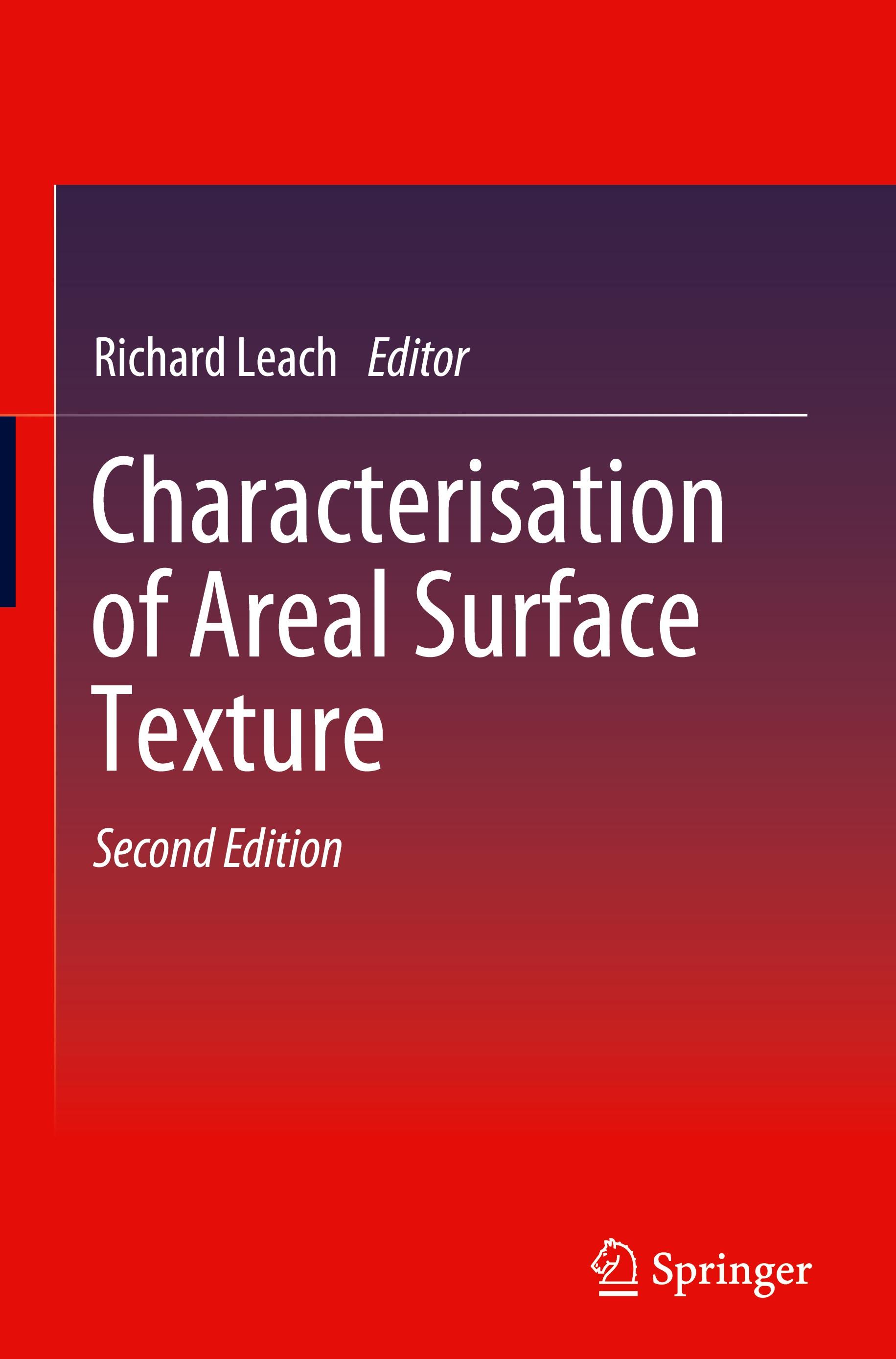 Vorderes Coverbild Characterisation of Areal Surface Texture