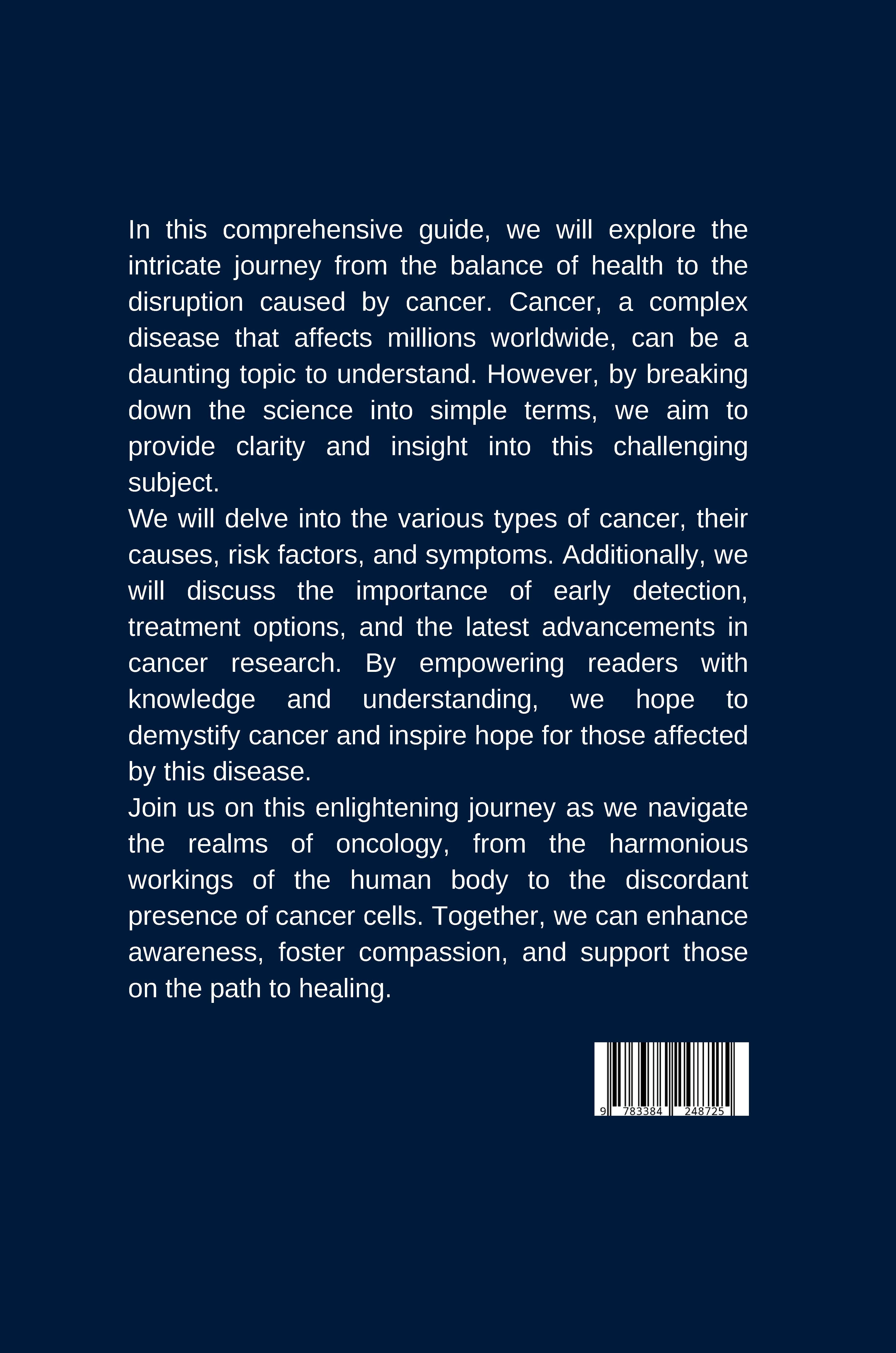 Rückseitencover From Harmony to Discord: A Layman's Guide to Cancer