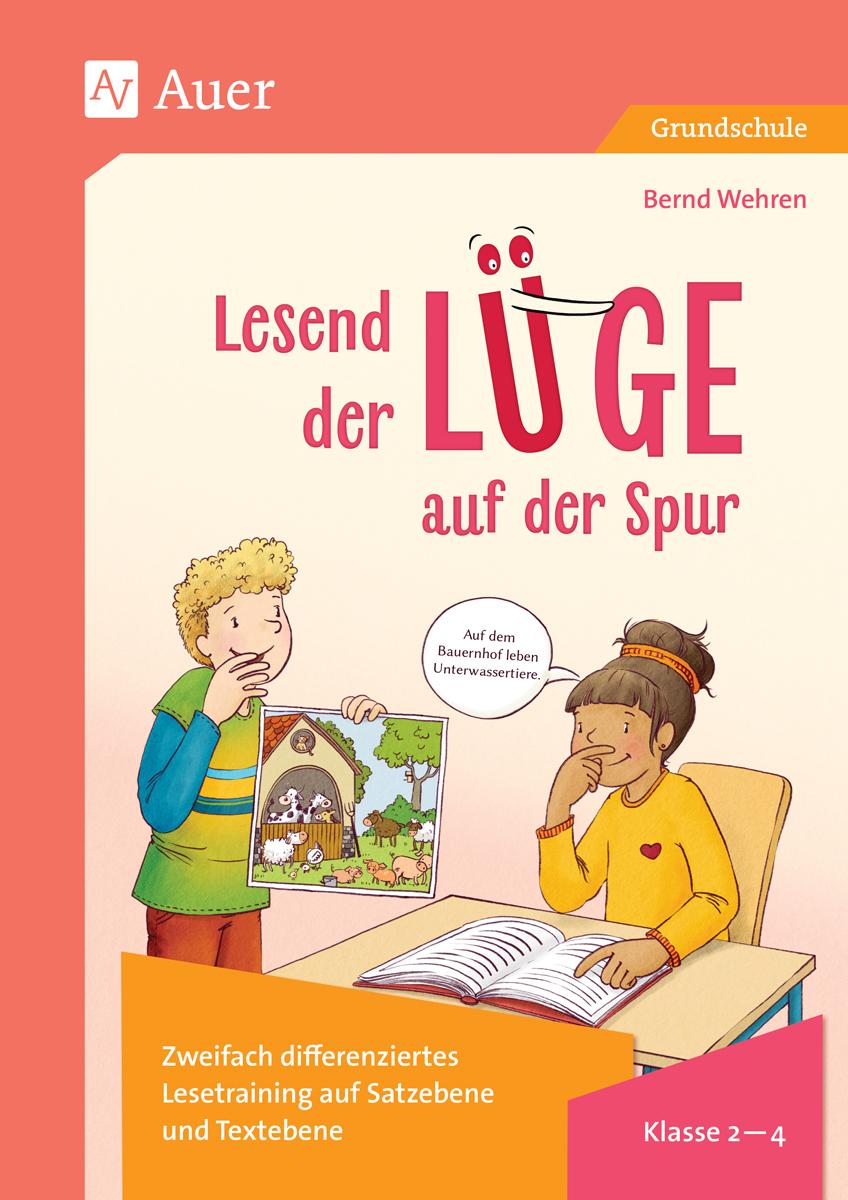 Vorderes Coverbild Lesend der Lüge auf der Spur für die Klassen 2-4