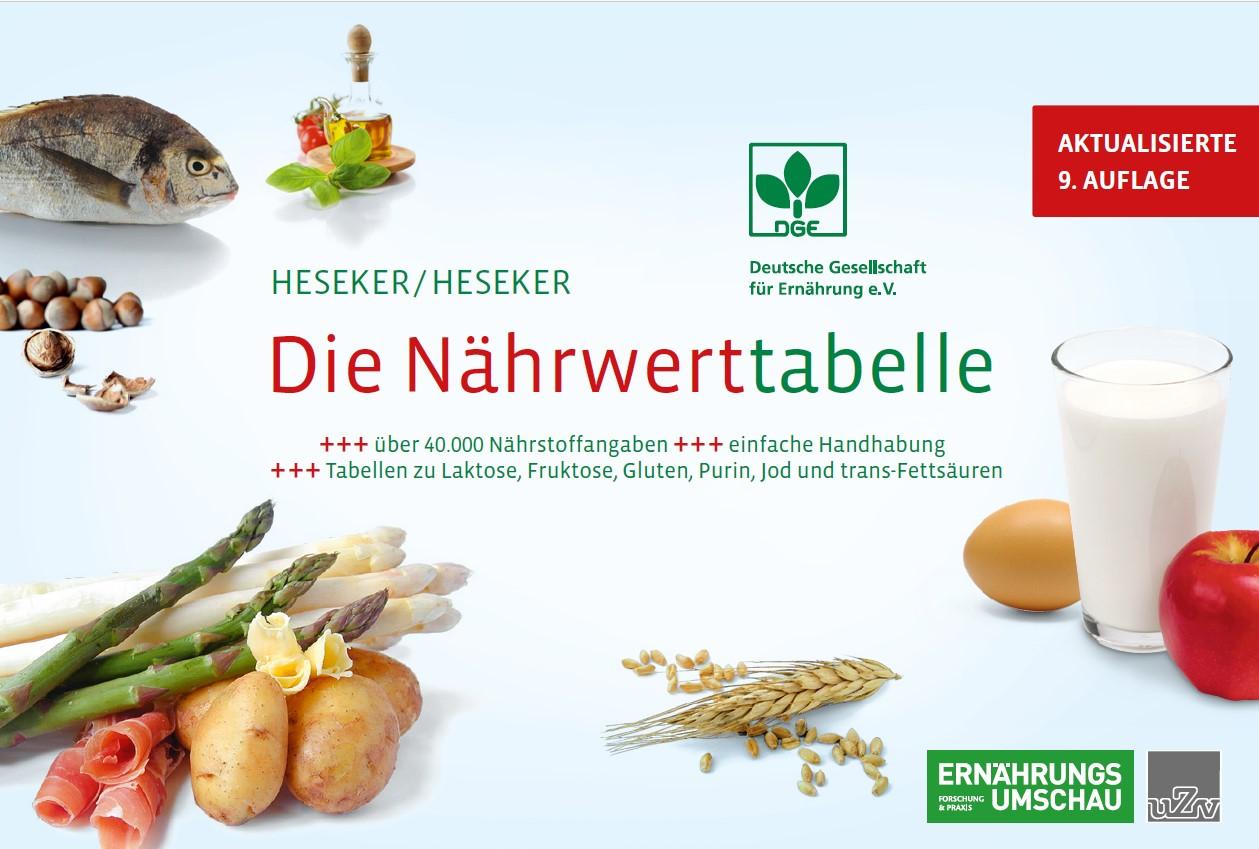 Vorderes Coverbild Die Nährwerttabelle